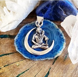 Pingente Shiva em Prata 925