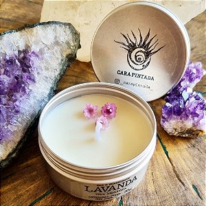 Vela Aromática Artesanal Lavanda - Paz e Serenidade