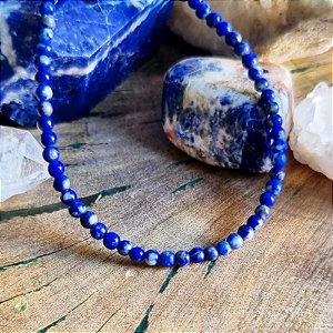 Colar em Prata 925 e Lápis Lazuli