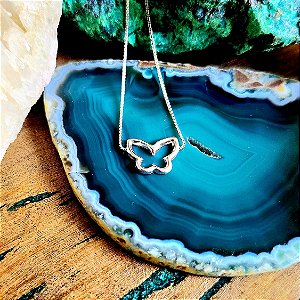 Pulseira Borboleta Vazada em Prata 925