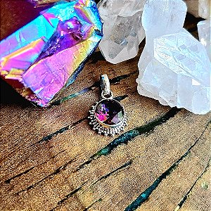 Pingente Boho em Prata 925 e Topázio Místico