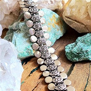 Pulseira Bali Fecho Pino em Prata 925