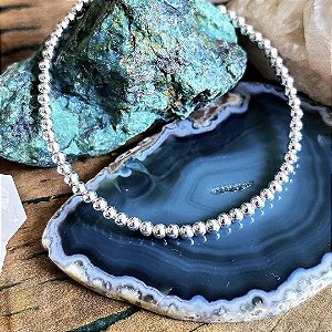 Pulseira Bolinhas em Prata 925