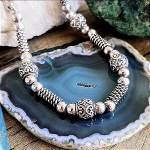 Pulseira Bali Boho em Prata 925
