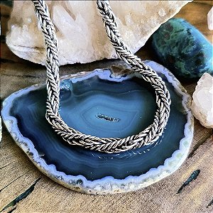 Pulseira Bali Torcida em Prata 925