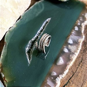 Piercing Falso Pena em Prata 925