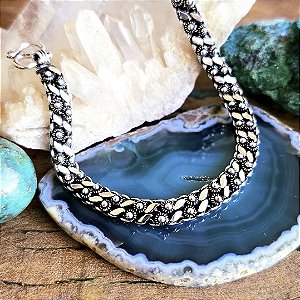 Pulseira Bali Pikun 2 Fileiras em Prata 925