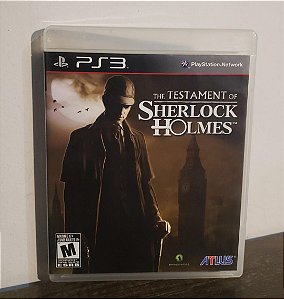 JOGO THE TESTAMENT OF SHERLOCK HOLMES PS3