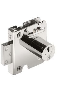 Fechadura Miolo Porta De Vidro Correr Cilindro Redondo- 1510X