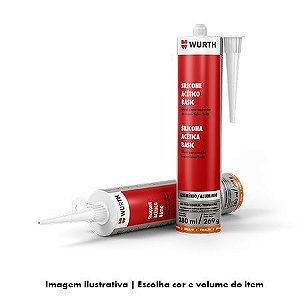 Silicone Acetico Basic Branco  Wurth 280ml