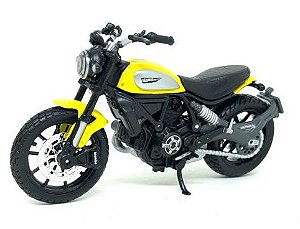 Miniatura Scrambler Maisto Amarela