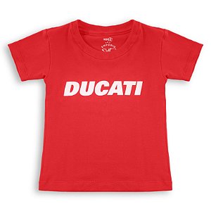 CAMISETA DUCATI INFANTIL VERMELHA