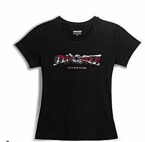 Camiseta Ducati Feminina logo 2.0