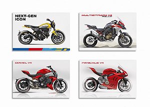 CONJUNTO DE CARTÕES POSTAIS DUCATI SKETCHES | DUCATI