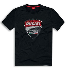 Camiseta Ducati Corse Sketch Preta