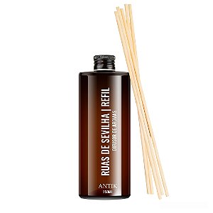 Difusor Ruas de Sevilha Refil - 250ml + Jogo de Varetas