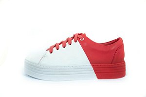 Tenis Mau Mau - 7044186 - Vermelho e Branco