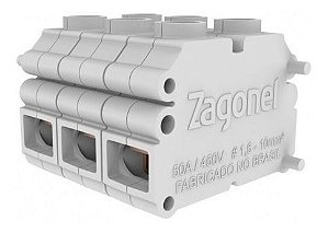 Kit Conector de Fios Elétricos 2 Polos C/ 3 UN - ZAGONEL