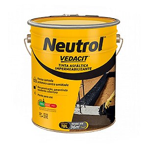 Neutrol Tinta Asfáltica 18L - VEDACIT