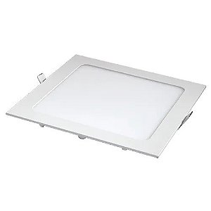 Luminária Led Embutir Quadrada 12w 6500k Economax - KIAN