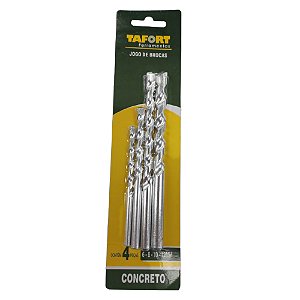 Jogo de Brocas Widea 04Pcs (6, 8, 10 e 12mm) - TAFORT