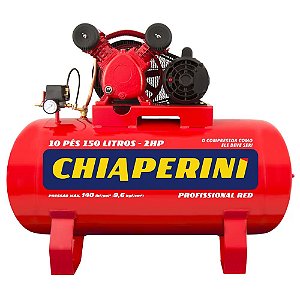 Compressor Ar Média Pressão Trifásico 10 Red 150 litros - CHIAPERINI