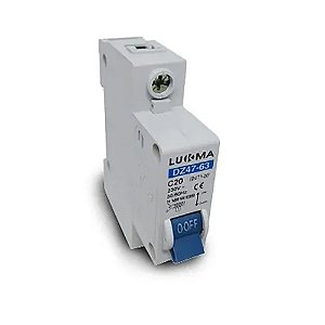 Disjuntor Mini Unipolar 10A 1 Polo - LUKMA