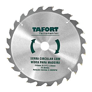 Serra Circular Widea 9.1/4'' 235X25 24D - TAFORT