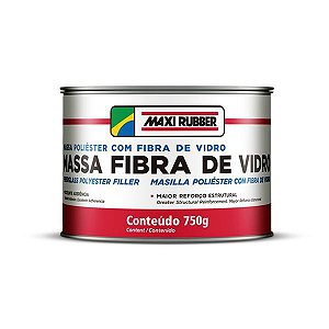 Massa Poliéster Carfiller 750g - MAXI RUBBER