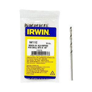 Broca Aço Rápido 1/8 Pct C/ 10 - IRWIN