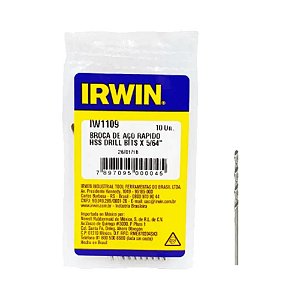 Broca Aço Rápido 5/64 Pct C/ 10 - IRWIN