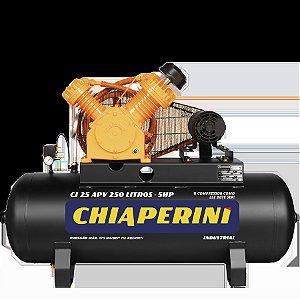 Compressor De Ar 25APV RCH 250L C/MT 5HP 220/380V IP20 - CHIAPERINI