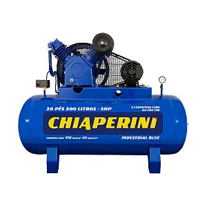 Compressor De Ar 20 Pes Blue RCH200L C/MM 5HP 220 IP20 - CHIAPERINI