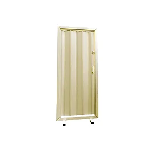 Porta Sanfonada Bege PVC 210x72cm - PLASFLEX