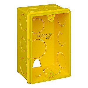 Caixa de Luz Amarela 4x2 - FORTLEV