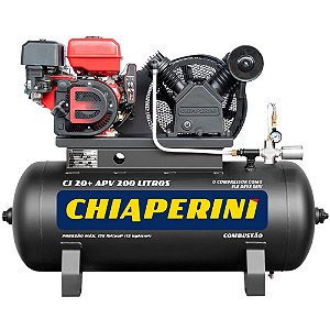Compressor de Ar Gasolina 20 Pés 200L 9HP - CHIAPERINI