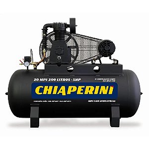Compressor de Ar 20 Pcm 200L C/MM 5HP 220V IP20  - CHIAPERINI