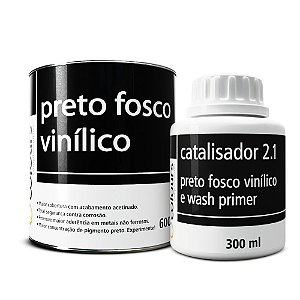 Preto Fosco Vinílico 1/4 600ml - MAXI RUBBER