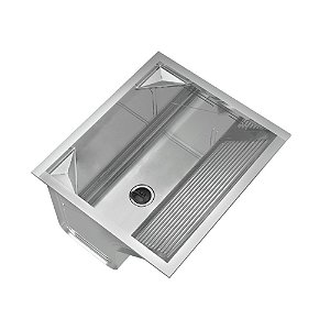 Tanque Inox Grande Embutir 68L 608x536x404 - GHELPLUS
