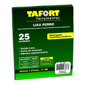 Lixa Ferro Gr 180 (25Pcs) - TAFORT