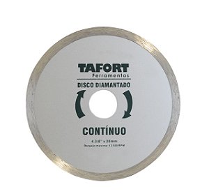 Disco Diamantado Continuo  4.3/8 Pol (110mm x 20mm) - TAFORT