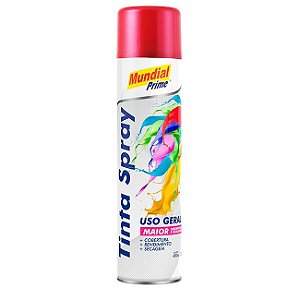 Tinta Spray Metálica Vermelho 400ml - MUNDIAL PRIME