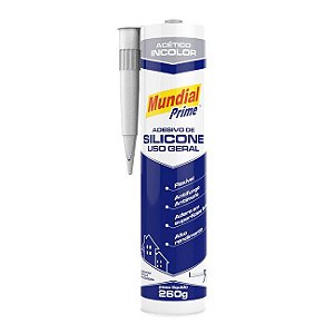 Adesivo Silicone 260G Incolor - MUNDIAL PRIME