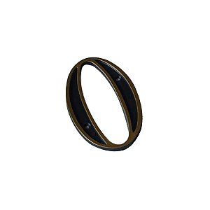 Número Plástico Dourado Nº 0 Pct C/ 10 - EMAVE