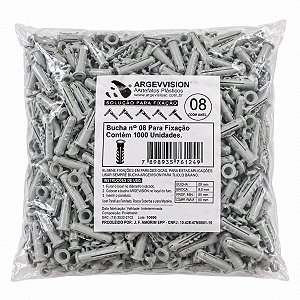 Bucha Comum Com Anel 8 Pct C/ 1000 - FIXAR