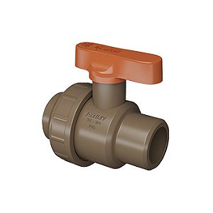 Registro Esfera Pvc Soldável 32mm Com União 32mm Pct/5 - FORTLEV