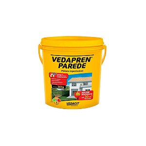 Vedapren Parede Branco 3,6L - VEDACIT