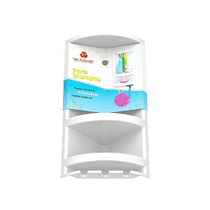 Porta Shampoo Branco - VALEPLAST
