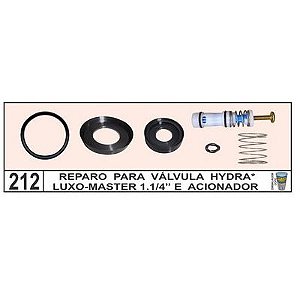 Reparo Para Válvula Hydra Luxo E Master 1.1/4 E Acionador - Mix Plastic