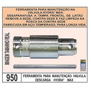 Ferramenta Manutenção Válvula Descarga Hydra Max - MIX PLASTIC